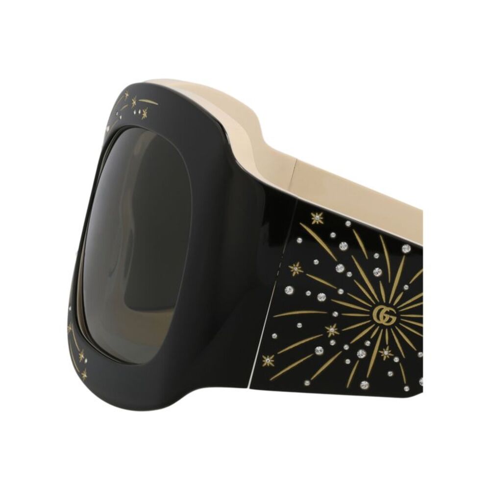Gucci Shield-Frame Acetate Sunglasses - Picture 4 of 5